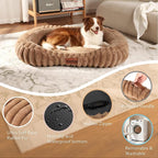 Orthopedic Dog Bed for Large Dogs, Comfort-Sided Calming Pet Bed - Image 6