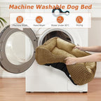 MIXJOY Dog Beds for Medium Dogs Washable, Rectangle Pet Bed Medium Size Dog - Image 7