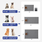 Cooyes Large Dog Food Mat 24"×36", Ultra-Absorbent Dog Bowl Mat - Image 6