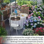 TBTFW 67 Inch High Hanging Bird Cage Stand, Bird Feeder Stand - Image 5