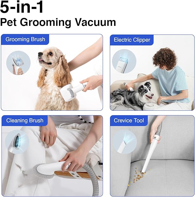 Neakasa 5 in 1 P0 Pro Dog Grooming Vacuum - Image 3