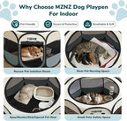 Dog Playpen, Portable Puppy Pet Crate Indoors - Image 3