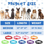 Amylove 27 Pcs Dog Collar Bulk Adjustable Nylon Puppy Collar - Image 2