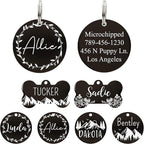 UltraJoys Stainless Steel Pet ID Tag Dog Name Tags Personalized Front and Back by UltraJoys