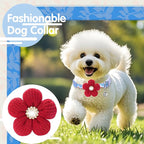 Small Dog Collar with Flower, Puppy Collar - Image 3