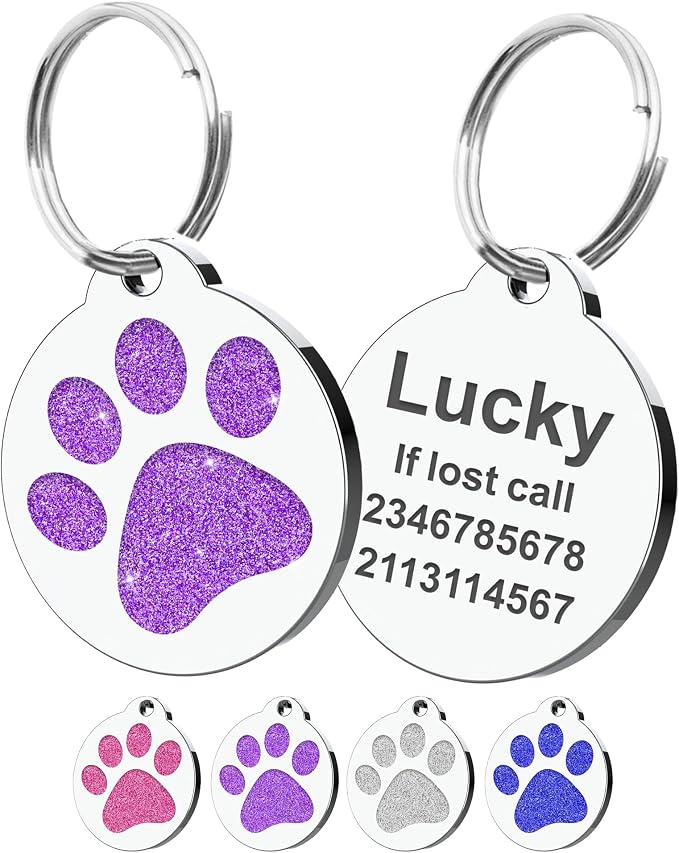 Dog Tags Personalized for Pets Dog Name Tags Personalized Dog Tag Engraved by EDSG