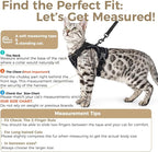Cat Harness and Leash Set Escape Proof Tactical Extra Large Kitten Harness - Image 2