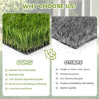 Artificial Grass Rug Indoor Outdoor, 5 x 10FT Fake Grass Turf - Image 6