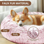 JOLLYVOGUE Calming Dog Bed Large Size Dog, Anti-Anxiety Donut Large Pet Bed - Image 2