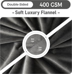 Waterproof Dog Blankets Dark Grey Pet Blanket 60"x80", Soft Fluffy Sofa Car Bed - Image 7