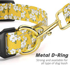 Reflective Dog Collar for Small Dogs, Cute Flower Theme Adjustable Heavy-Duty - Image 5