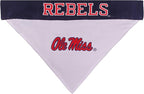 Pets First Collegiate Pet Accessories, Reversible Bandana, Mississippi Ole Miss - Image 2