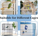 Daoeny Large Bird Cage Cover, Bird Cage Seed Catcher, Adjustable Soft Airy - Image 6