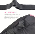 Dog Carrier Pink Legs Out Front Pet Carrier Backpack Comfortable Puppy Bag - Image 2