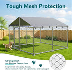 7.8'x7.8' Outdoor Dog Kennel, Heavy-Duty Dog Enclosure - Image 4