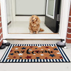 Tinideya 2 Pcs Door Mat Welcome Non Slip Coir Mats Floor Layering Doormats - Image 5