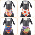30 Pcs Fall Dog Bandanas Bulk for Small Dogs 18 Inch Stitch Edge Dog Bandanas - Image 4