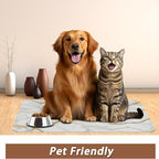 Marble Dog Food Mat for Floors, Cat Dog Bowl Mats for Food and Water, Non-Slip - Image 6