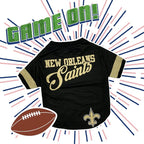 NFL New Orleans Saints T-Shirt for Dogs & Cats, Medium. Football Dog Shirt for - Image 4