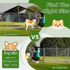 Outdoor Dog Enclosure Heavy Duty Dog Kennel House Mesh Dog Big Cage Pet Kennel - Image 5