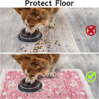 Pet Food Mats for Floor, Absorbent Dog Mat for Food and Water Dispenser - Image 3