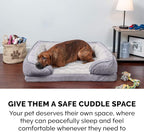 Furhaven Orthopedic Dog Bed for Large Dogs w/ Removable Bolsters & Washable - Image 11