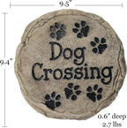 Spoontiques - Garden Décor - Dog Crossing Stepping Stone - Decorative Stone - Image 4