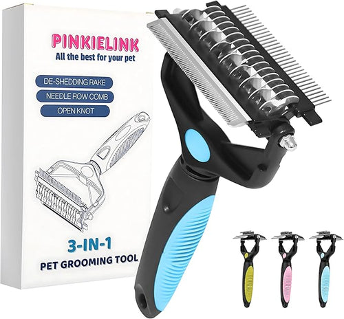 3-IN-1 Pet Grooming Tool by PINKIELINK