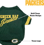 Pets First NFL Green Bay Packers T-Shirt Dogs & Cats, Medium. Football Dog - Image 5