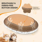 3Pack Extra Large Versatile Cardboard cat Scratcher & Lounger bed, High-Density - Image 3