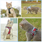 SCENEREAL Cat Harness and Leash Set Escape Proof, Adjustable Soft Air Mesh - Image 5
