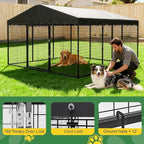 Gotland Dog Kennel Outdoor 10 x10 x6 FT, Dog Cage Outdoor - Image 4