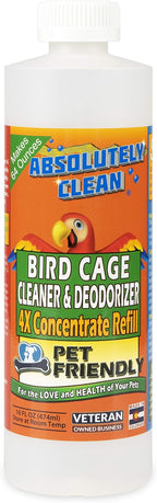 Absolutely Clean Amazing Bird Cage Cleaner and Deodorizer by AbsolutelyClean