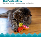 Catstages Dental Fruit Wedges 4 Pk, Soft and Textured Catnip Chew Toys That - Image 4