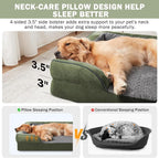 INVENHO Orthopedic Dog Bed for Extra Large Dogs, XXL Egg-Crate Foam Dog Couch - Image 5