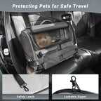 Large Pet Carrier with Wheels, Foldable Rolling Dog Carrier with Big Pocket - Image 5