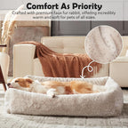 JOEJOY Large Dog Beds Large Sized Dog, Washable Orthopedic Premium Soft - Image 6
