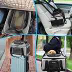 Petskd Top-Expandable Pet Carrier 17x12x8.5 Inches JetBlue Allegiant Spirit - Image 8