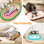 Pet Feeding Mat – 20''x12'' Absorbent Dog Food Mat, Pet Water Mats Protect Floor - Image 6