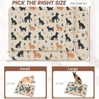 Cute Cat Paw Prints Dog Food Mat - Image 2