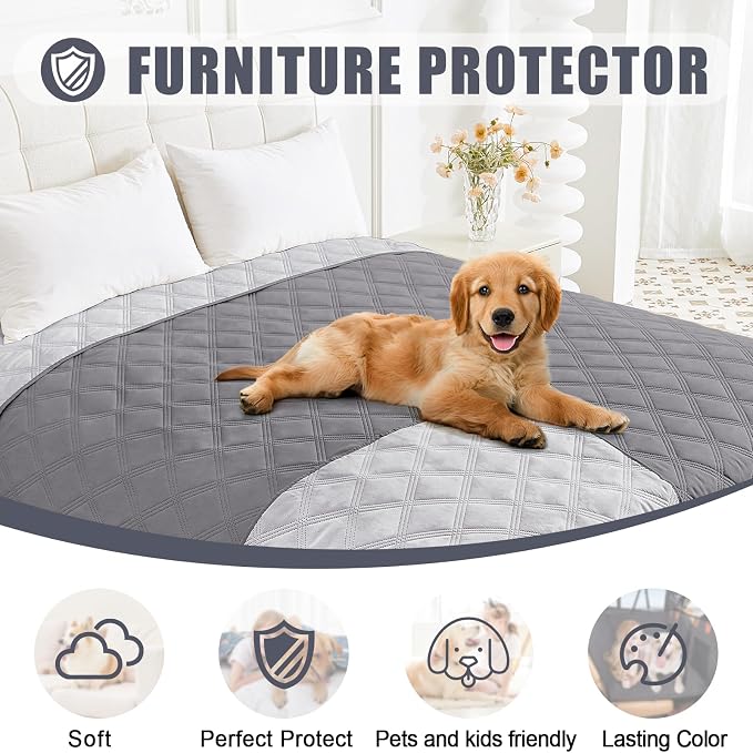 Smiry Waterproof Dog Bed Cover Blanket 30x70, Soft Reversible Pet Blanket - Image 8