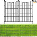 8 Panels No Dig Dog Fence Outdoor by OutdoorFence