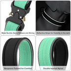 Plutus Pet Tactical Dog Collar, Reflective, Adjustable Heavy Duty Dog Collar - Image 4