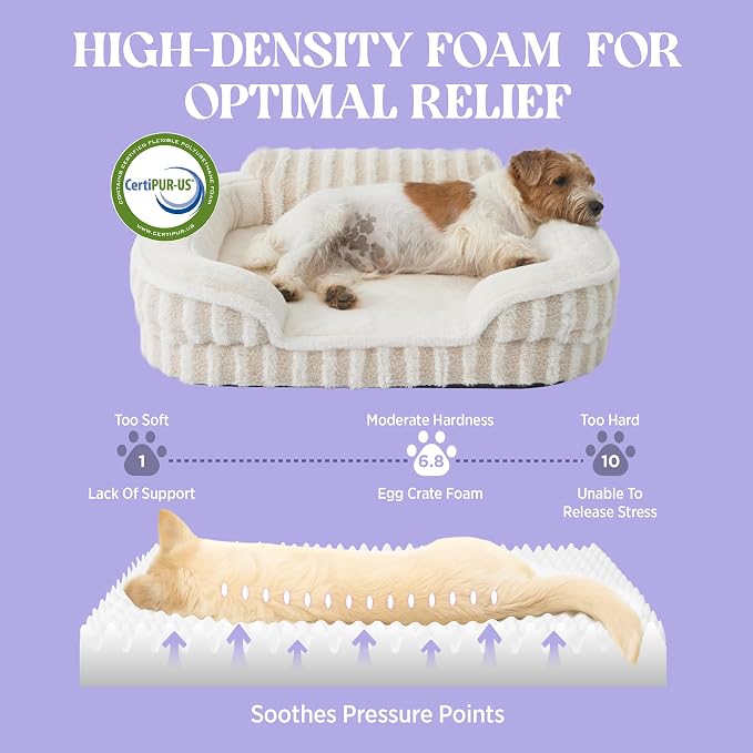 LE SURE Cute Dog Beds Large Sized Dog, Orthopedic Waterproof Large Pet Bed - Image 4
