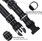 Martingale Dog Collar, Adjustable Nylon Reflective Collar - Image 3