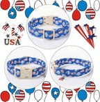 4th of July Dog Collar, Robot Star-Spangled Patriotic Dog Collars - Image 5