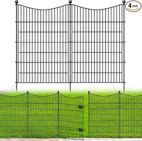 4 Panels Decorative Garden Fence by OutdoorFence