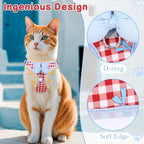 Cat Vest Harness and Leash Set for Walking Escape Proof, Adjustable Kitten - Image 3