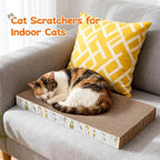 PatiencET Cardboard Cat Scratcher Pads, Catnip Included, - Image 6