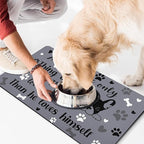 Pet Feeding Mat for Floors Waterproof Dog Mat for Food and Water Absorbent - Image 7